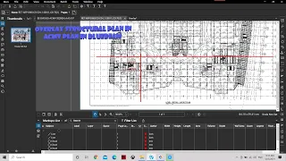 Overlay Structural Plan in ACMV Plan In Bluebeam Revu