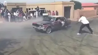 Crazy Drift Show With BMW by african man