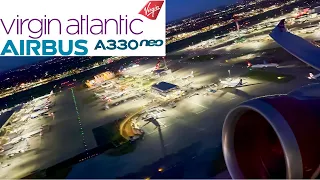 Virgin Atlantic Airbus A330-900neo Departure From Heathrow