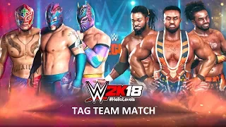 WWE 2K18 The Lucha Dragons (feat. Rey Mysterio) vs The New Day | 6 MAN ELIMINATION TAG TEAM Match