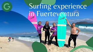 Surfing experience in Fuerteventura with Corralejo Surf School Ripcurl