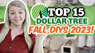 15 Genius DOLLAR TREE FALL DIYS (Easy but Impressive!) NOT TACKY 2023! | Krafts by Katelyn