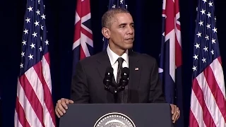 President Obama Addresses the University of Queensland