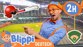 Blippi im Baseballstadion | Blippi Deutsch | Abenteuer und Videos für Kinder