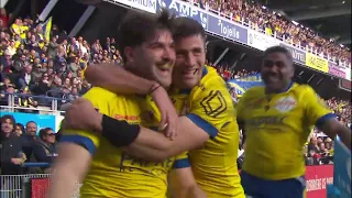 TOP 14 - Essai de Léo DARRICARRERE (ASM) - ASM Clermont - Castres Olympique