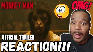 "A NEW JOHN WICK???" | MONKEY MAN OFFICIAL TRAILER | REACTION!!!