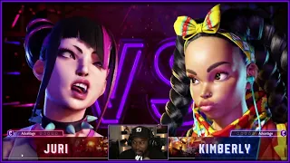 NEW - Juri and Kimberly Intro And Game Face Feature! STREET FIGHTER 6!