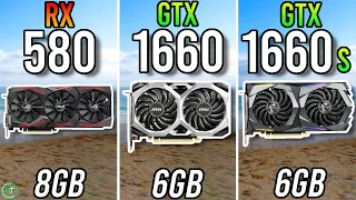 RX 580 8GB vs GTX 1660 vs GTX 1660 Super