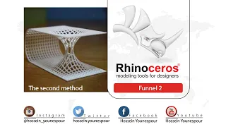 Rhino Tutorial for Architects : how to quickly Funnel 2 in Rhinoceros.