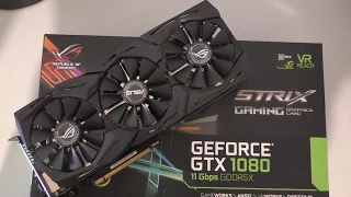 Тест в майнинге на Linux и Windows ASUS ROG STRIX GTX 1080 A8G 11 GBPS