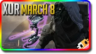 Destiny 2 - Xur Location & Exotic Armor Perk Rolls "Trinity Ghoul" 3/8/2019 (Xur March 8)