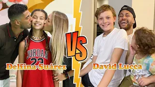 David Lucca (Neymar's Son) VS Delfina Suárez (Luis Suárez's Daughter) Transformation ★ 2023