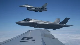 Air to Air with the RNLAF KDC-10, F-35 and F-16