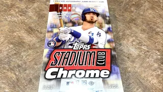 NEW RELEASE!  2020 STADIUM CLUB CHROME BASEBALL CARDS!