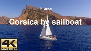 France - Corsica by sailboat - Drone 4K - 2021