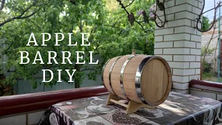 How to make a Apple Barrel | DIY Apple Barrel | DIY a wooden barrel