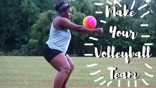 How To Make Your High School / Middle School Volleyball Team! - Tips + Tricks!