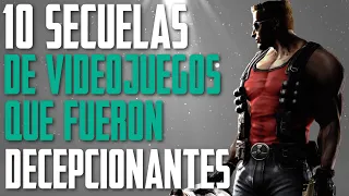 10 SECUELAS de videojuegos que fueron DECEPCIONANTES