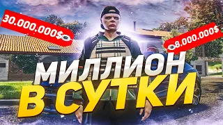 ЗАРАБАТЫВАЮ МИЛЛИОН В СУТКИ НА GTA 5 RP с нуля! ЗАХВАТИЛИ ОСТРОВ И ОБНОВИЛИ ОСОБНЯК В ГТА 5 РП!