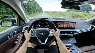2024 BMW X7 xDrive40i | POV Walkaround and Test Drive ASMR