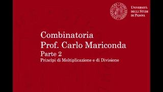 FAMP - Lezione 21, parte 2: Combinatoria 2