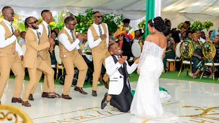 Grand Entrance-Zim Wedding team (The groom was on fire 🔥🔥 #wedding #congolese