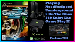 Playing Need For Speed Underground 2 On The #Xbox360 🎮 💿 (1080p 60fp 2019) ®