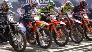 Great Two Stroke Racing - 125cc action from the Dutch Masters of Motocross in Oldebroek