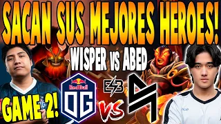 OG vs BLACKLIST [GAME 2] BO3 - TIMADO, WISPER, CEB vs ABED, MJZ, PALOS - ELITE LEAGUE DOTA 2