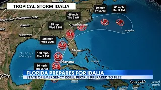 Millions brace for Tropical Storm Idalia to make landfall