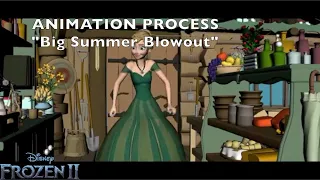 Animation process "Big Summer Blowout"  | Frozen