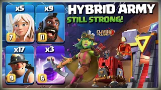 SWAGGED! TH15 Hybrid | Th15 Queen Charge Hog Miner Attack Strategy | Best TH15 Attack Strategy Coc