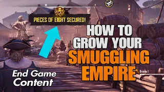 Skull and Bones end game content | how to build Smuggler Empire | Smuggling | Sambuk Pyromaniac