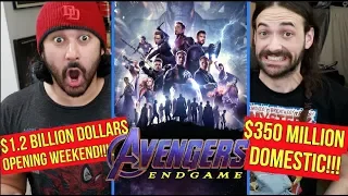 Avengers: Endgame - BIGGEST BOX OFFICE OPENING WEEKEND (1.2 BILLION Global, 350 Million Domestic)!!!