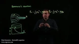 11 - Fluid dynamics - Bernoulli's equation