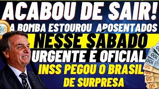 A BOMBA ESTOUROU NESSA MANHÃ, INSS PEGOU TODOS DE SURPRESA É OFICIAL, SAIU AGORA CEDO.