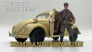 1:12 Scale RC : ROCHOBBY TYPE82E KOMMANDEURWAGEN Unboxing & First Run