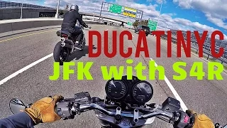 Ducati NYC v127 - JFK tour with Monster S4R
