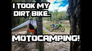 Hammock Camping on Dirt Bikes || The Green DRZ400 (KLX400R)|| Husaberg FE390