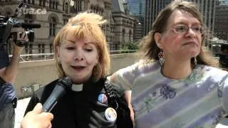 Pride Flag Raising - Toronto 2012 - Celebrate and Demonstrate