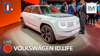 Volkswagen ID.LIFE | 20.000 EURO per l’auto ELETTRICA da 400 km che diventerà ID.2