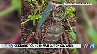 Homeowner finds hand grenade while doing yard work in Columbia Twp