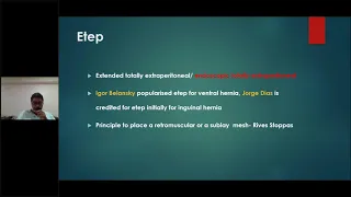 E TEP for Ventral Hernias   Step by Step Approach - Dr Sameer Rege
