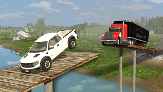 Cars vs Broken Bridge - BeamNG Drive - 🔥 ULTIMATE Edition Compilation 3