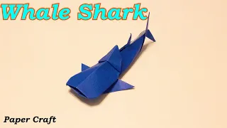 Paper Craft Origami - How to make a Whale Shark ~DIY tutorial~