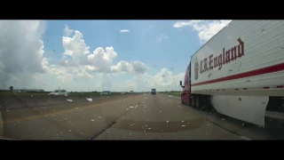 Driving on Interstate 10 Across Entire State of Texas (timelapse)