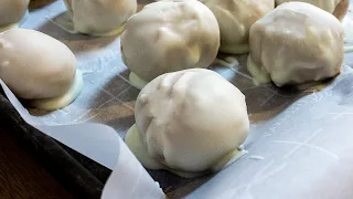 Peanut Butter Bon Bons || White Chocolate Buckeyes