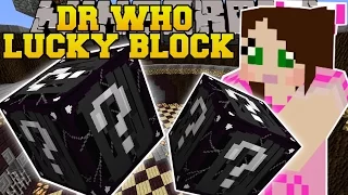 Minecraft: DR. WHO LUCKY BLOCK (DOCTORS, TIME FORGED WEAPONS, & MORE! ) Mod Showcase