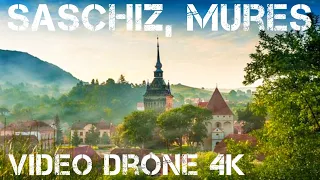 Biserica Fortificată din Saschiz 2021 | video drona | Descopera Romania 4K |