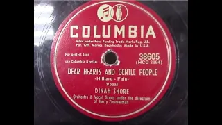 Dear Hearts and Gentle People - Dinah Shore